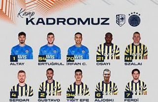 Fenerbahçe’nin AEK Larnaca maçı kamp kadrosu...