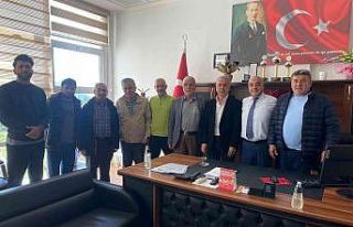 Gazeteciler, Alaplı KYK yeni Müdürüne ziyarette...