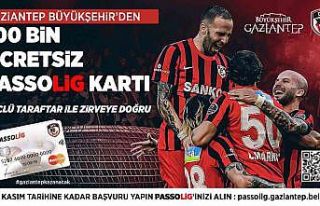 Gaziantep FK taraftarlarına 100 bin adet ücretsiz...