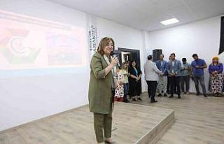 Gaziantep’te gastronomi eğitimi alan kadın kursiyerlere...