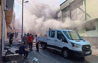 Gaziantep’te iplik atölyesinde yangın
