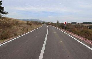 Gediz’de Polat-Yenigüney Yolu’na BSK asfalt