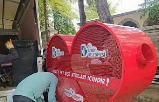 Geri dönüşüme katkı sunan pet kafeslerin sayısı...