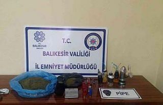 Gönen’de 3 şahsa uyuşturucu operasyonu