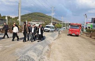 Gümüşova OSB’nin yolları tamamlanıyor