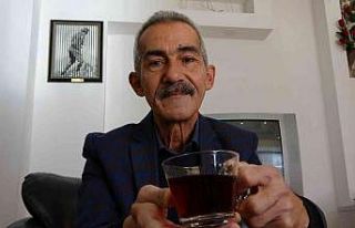 Günde 90 ile 120 bardak çay tüketiyor