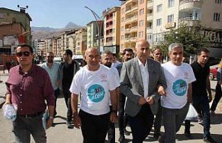 Hakkari’de ’Dünya Yürüyüş Günü’ etkinliği