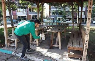 Haliliye’de parklar yenileniyor