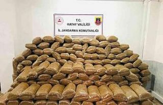 Hatay’da 1 ton 500 kilogram kaçak tütün ele geçirildi