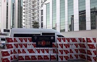 Hatay’da 900 bin adet kaçak makaron ele geçirildi