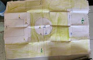 Hayalleri gerçek olan minik futbolcu teşekkürünü...