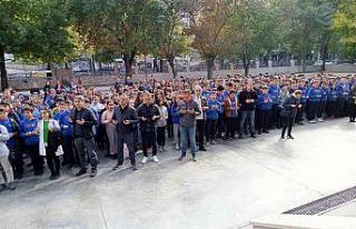 Hayatını kaybeden öğretmen ve öğrenci okulunda...