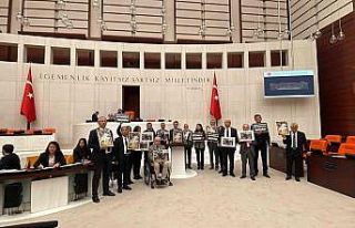 HDP milletvekillerinden TBMM’de eylem