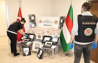 İpsala Gümrük Kapısı’nda 108 kilo eroin ele...