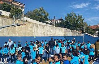İtfaiyeden minik öğrencilere yangın semineri