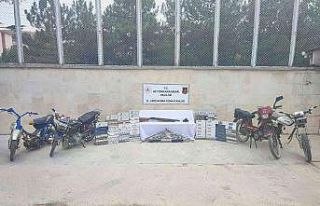 Jandarma bin 100 adeta kaçak sigara ele geçirdi