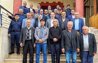 Jandarma ekipleri muhtarlarla bir araya geldi