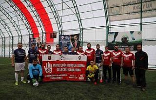 Jandarma ve sağlık ekipleri futbol turnuvasında...