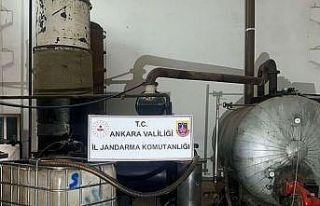 Jandarmadan atık yağ operasyonu