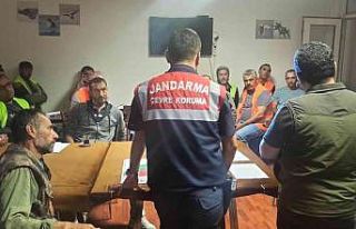 Jandarmadan avcılara “Avlanma” eğitimi