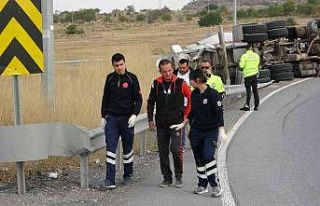 Kağıt gibi ezilen kupadan burnu bile kanamadan çıktı