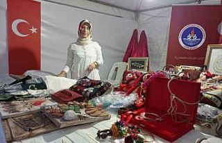 Kahramanmaraş’ta el emeği göz nuru ürünler...