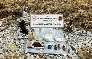 Kahramanmaraş’ta terör örgütüne ait depo bulundu