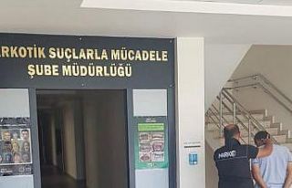 Kahramanmaraş’ta uyuşturucuyla yakalanan şahıs...