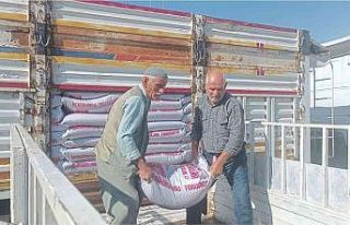 Kahtalı çiftçilere tohum desteği