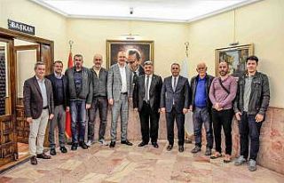 Karacabey’de balıkçı barınağı çalışmaları...