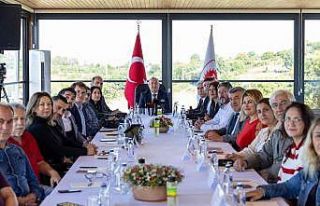 Karadeniz Gazı’nın karaya çıkartılması çalışmalarında...