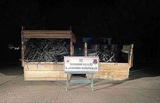 Karaman’da tarladan sulama hortumu çalan şüpheli...