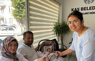 Kaş’ta yeni doğan bebeklere ‘hoş geldin’...