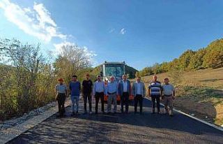 Kaymakam Altay, yol çalışmasını inceledi