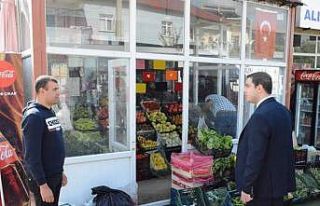 Kaymakam Başar esnafla bir araya geldi