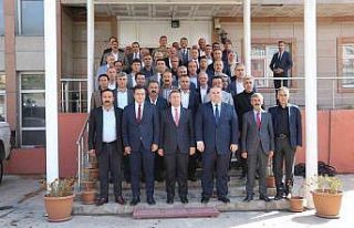 Kaymakam Çimşit, muhtarlarla bir araya geldi