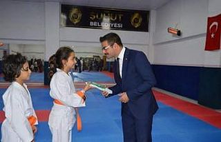 Kaymakam Han Kuşak Bağlama Törenine katıldı