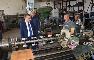 Kaymakam Odabaş, sanayi esnafını ziyaret etti