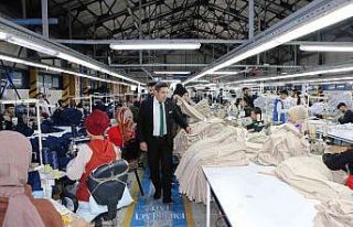 Kaymakam Özçelik’ten tekstil atölyesine ziyaret