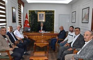 Kaymakam Sağlam, muhtarları günlerinde ağırladı