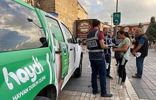 Kayseri emniyeti hayvanları unutmadı