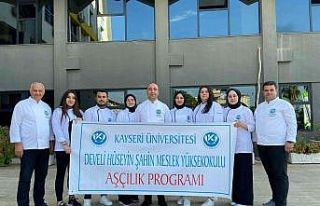 KAYÜ aşçılık programı öğrencileri, Mersin’den...