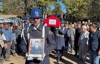 Kaza sonucu hayatını kaybeden Uzman Çavuş Karakaya...