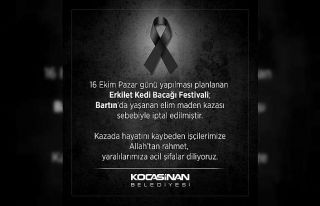 Kedi Bacağı Festivali iptal edildi