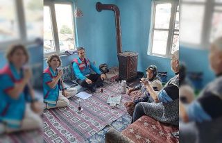 Kırkağaç’ta 55 günde 550 aile ziyaret edildi