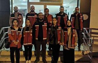 Kırmızı yelekliler Bartın’da