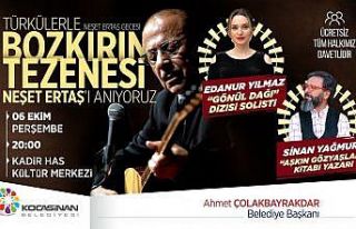 Kocasinan Belediyesi’nden ‘Neşet Ertaş’ı...