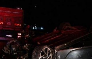 Kontrolden çıkan otomobil takla attı: 3 yaralı