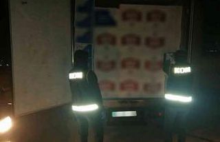Konya’da durdurulan kamyondan 3 milyon 350 bin adet...