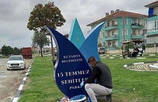 Kütahya’da 15 Temmuz Şehitler Parkı yenileniyor